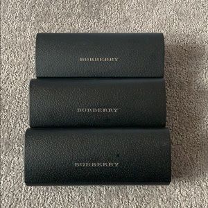 3 new Burberry cases for sunglasses or optical.